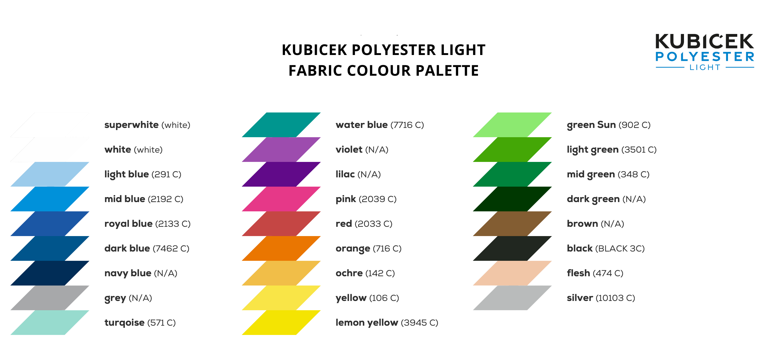 Polyester Light stof